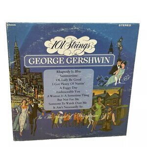101 Strings George Gershwin (Vinyl, 1980) Alshire S-5006 VG LP Record Album